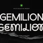 دانلود فونت Grimsquire – Sharped Axes Horror Font دانلود فونت Gemilion - Modern Experimental Loopy Bold Sans