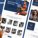 دانلود قالب فیگما Job Board Landing Page Template