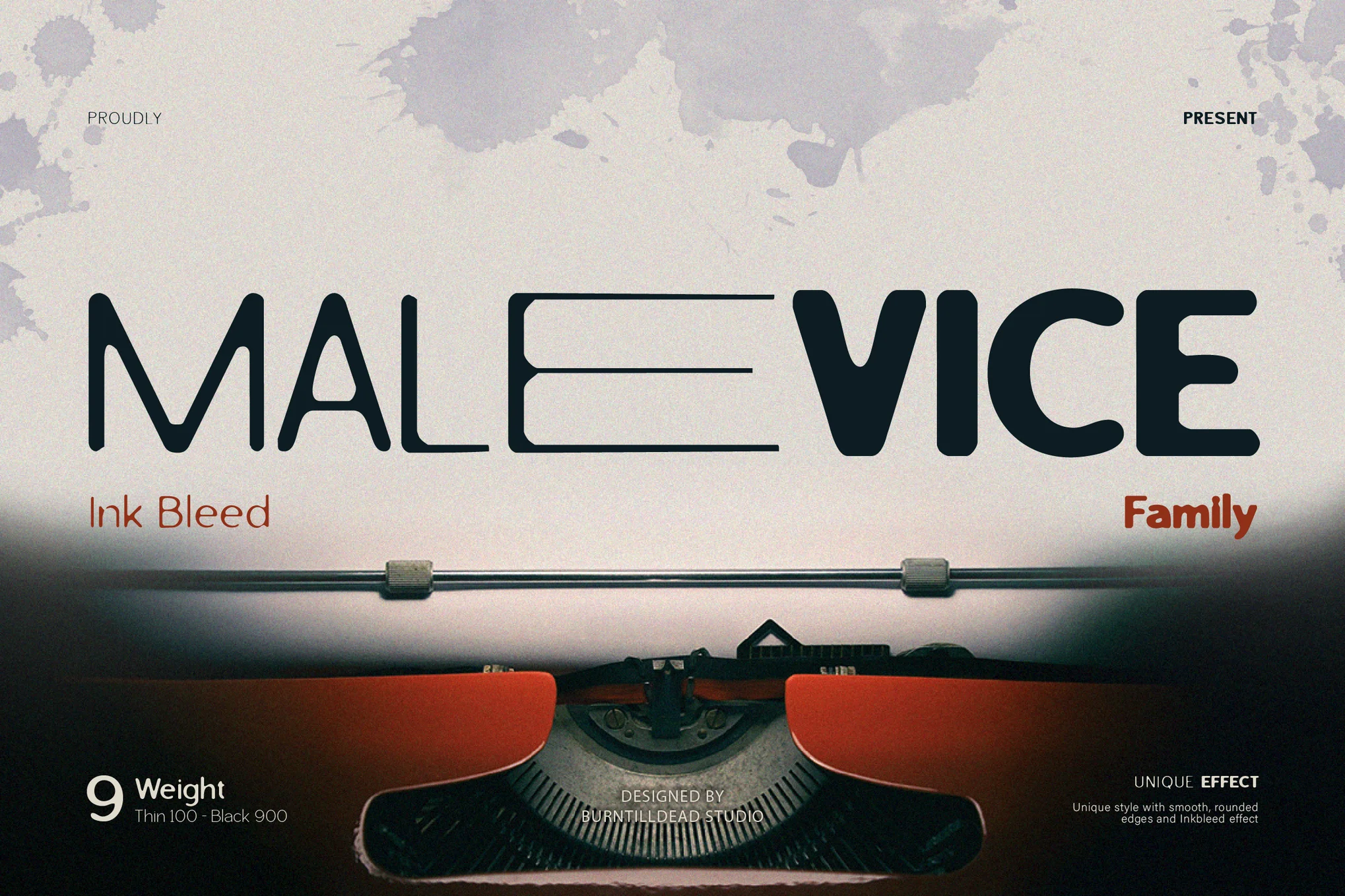 دانلود فونت Malevice Inkbleed