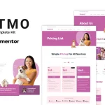 قالب کلینیک‌ دامپزشکی و پت شاپ وردپرس Petmo