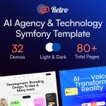 دانلود کیت المنتور Nicetle – قالب کافه و قهوهفروشی مدرن دانلود قالب Symfony شرکت و استارت آپ هوش مصنوعی Retro