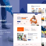 دانلود قالب شرکت خدمات نظافتی وردپرس RoxClean