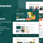 دانلود قالب نقاشی ساختمان وردپرس RoxPaint