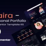 دانلود قالب نمونه کار شخصی وردپرس Saira