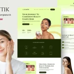 قالب فروشگاه محصولات آرایشی و مراقبت از پوست Syantik