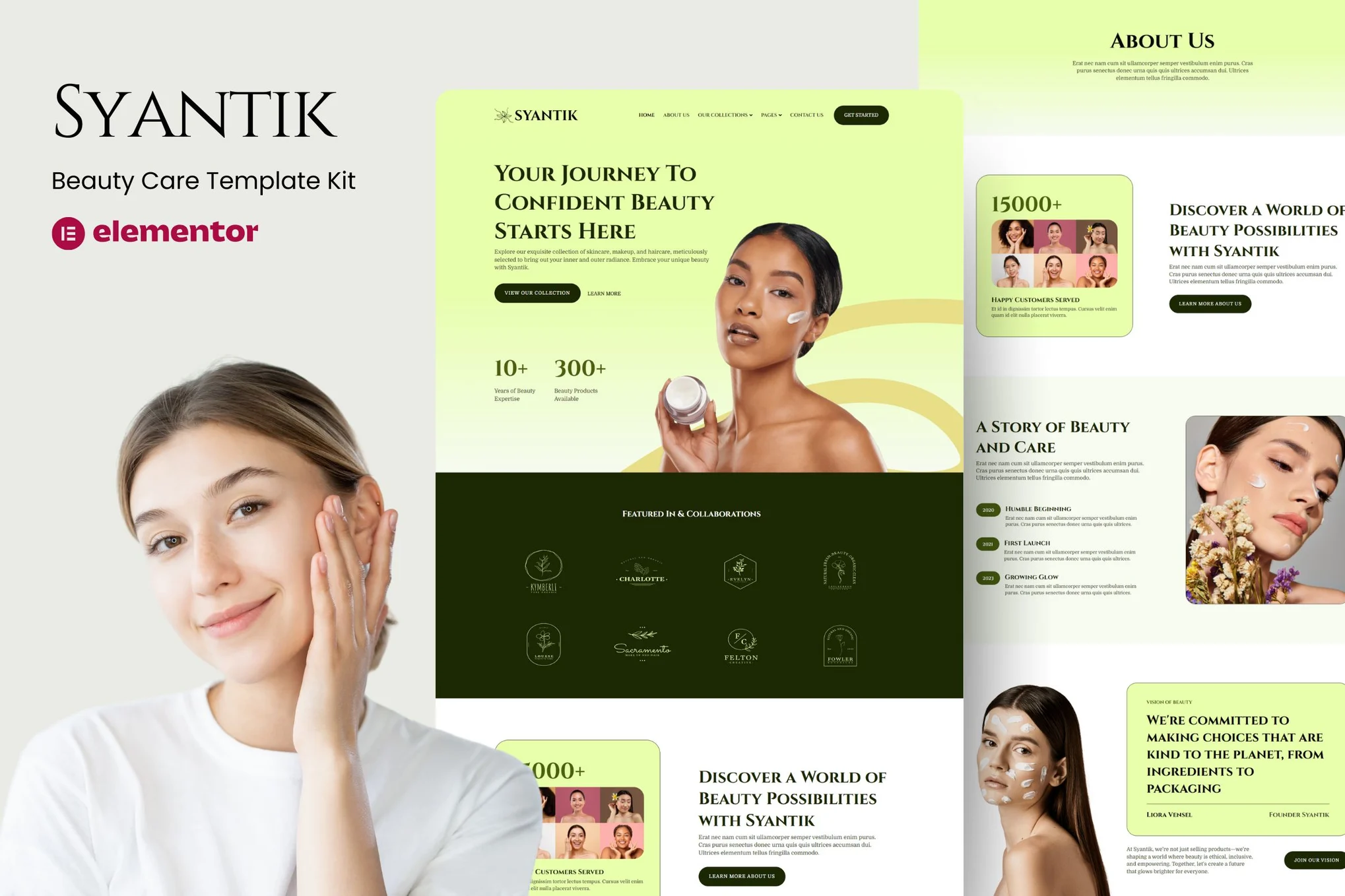 قالب فروشگاه محصولات آرایشی و مراقبت از پوست Syantik