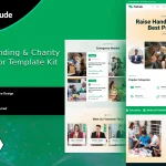 دانلود قالب سایت خیریه المنتور وردپرس TheFude