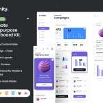 دانلود رابط کاربری Unity Dashboard Kit