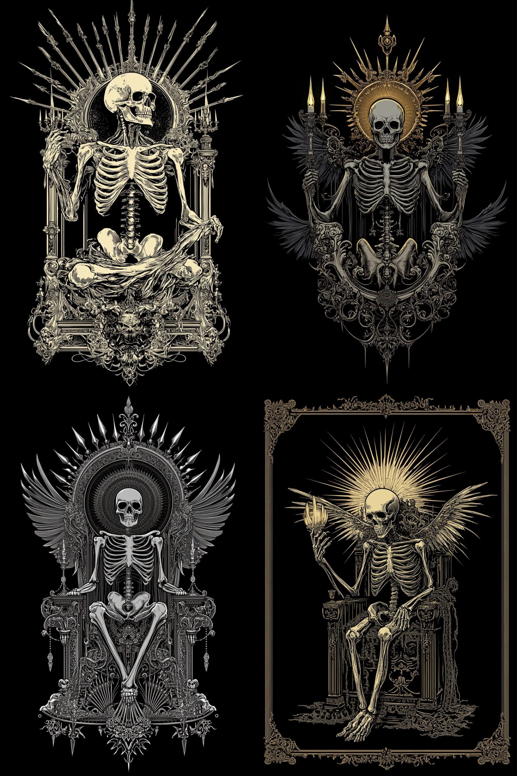 دانلود 403 پرامپت هوش مصنوعی Gothic Tattoos
