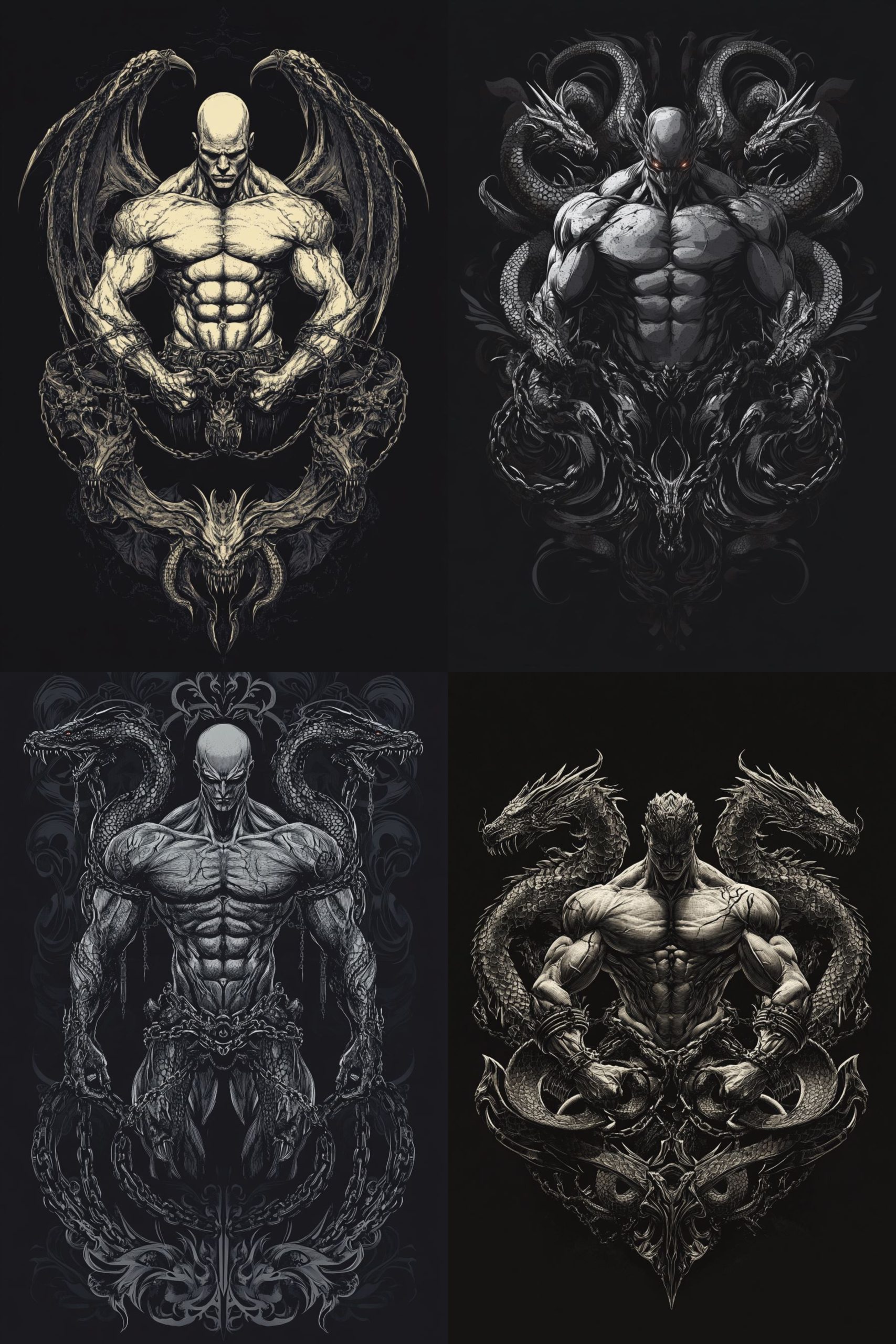 دانلود 403 پرامپت هوش مصنوعی Gothic Tattoos