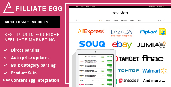 دانلود افزونه وردپرس Affiliate Egg