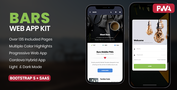 دانلود قالب موبایل Bars Mobile