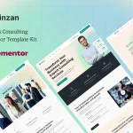قالب المنتور وردپرس مشاوره کسب‌وکار Binzan