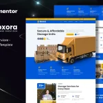 قالب خدمات انبارداری و ذخیره‌سازی وردپرس Boxora