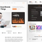 دانلود قالب فیگما Brightfolk - Digital Agency Landing Page