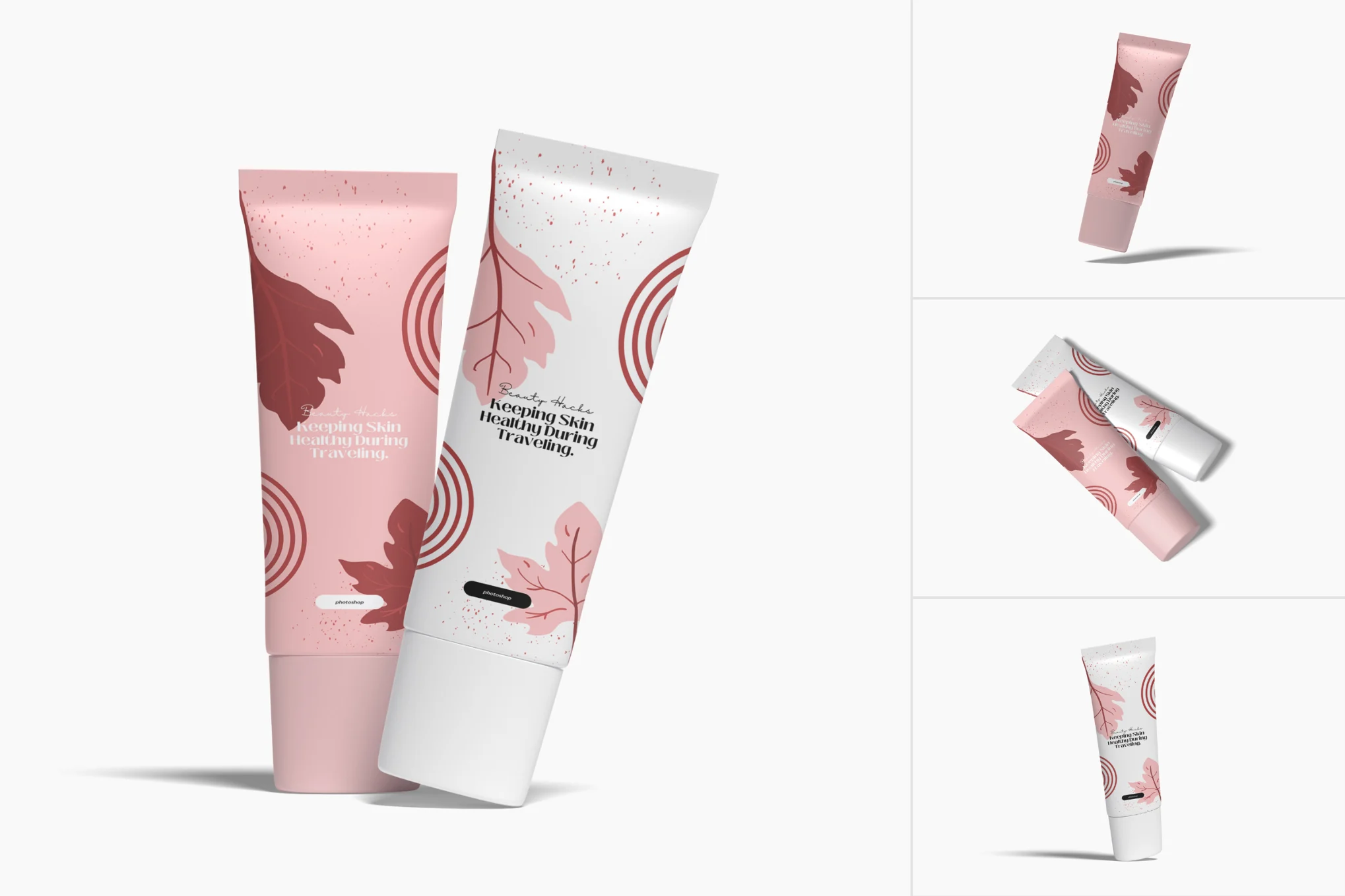 دانلود موکاپ لایه باز Cosmetic Tube Mockup