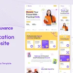 دانلود قالب فیگما Education Website