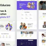 قالب وردپرس سایت آموزشی و دوره آنلاین Educiza