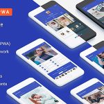 قالب PWA موبایل چند منظوره Ensign
