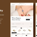 دانلود قالب فیگما Giola - Jewelry Store Landing Page