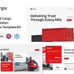قالب سایت حمل‌ونقل و لجستیک وردپرس Kargix