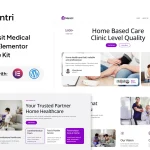 قالب سایت خدمات پزشکی و درمانی در منزل Mantri