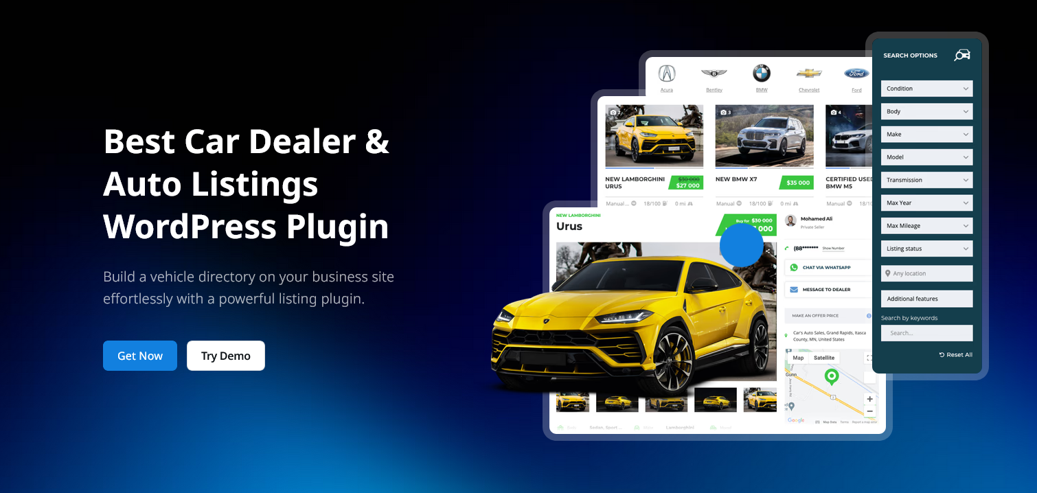 دانلود افزونه وردپرس Motors Pro