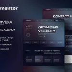 قالب آژانس‌های دیجیتال مارکتینگ و سئو وردپرس Optivexa