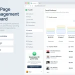 قالب فیگما Payroll Page HR Management Dashboard - PivotHR