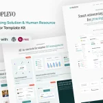 قالب منابع انسانی و خدمات برون‌سپاری وردپرس Peoplevo