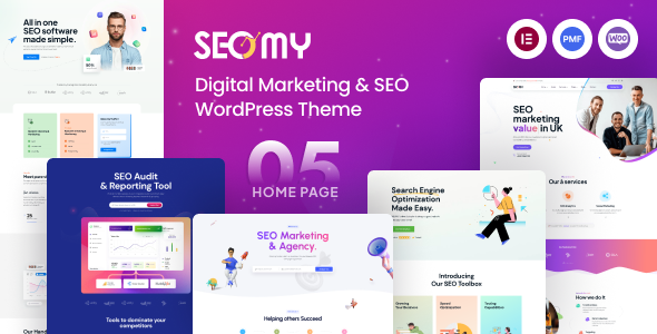 قالب وردپرس کسب و کارهای دیجیتال Seomy