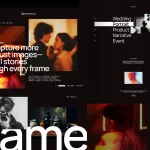 دانلود قالب فیگما Shutterframe - Photography Website