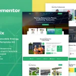 قالب خدمات خانه هوشمند و اتوماسیون مدرن وردپرس Smarto دانلود قالب خدمات انرژی پاک المنتور Solarix