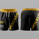 دانلود موکاپ لایه باز Sport Shorts Mockup