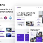 دانلود قالب خدمات فناوری اطلاعات وردپرس Tehno