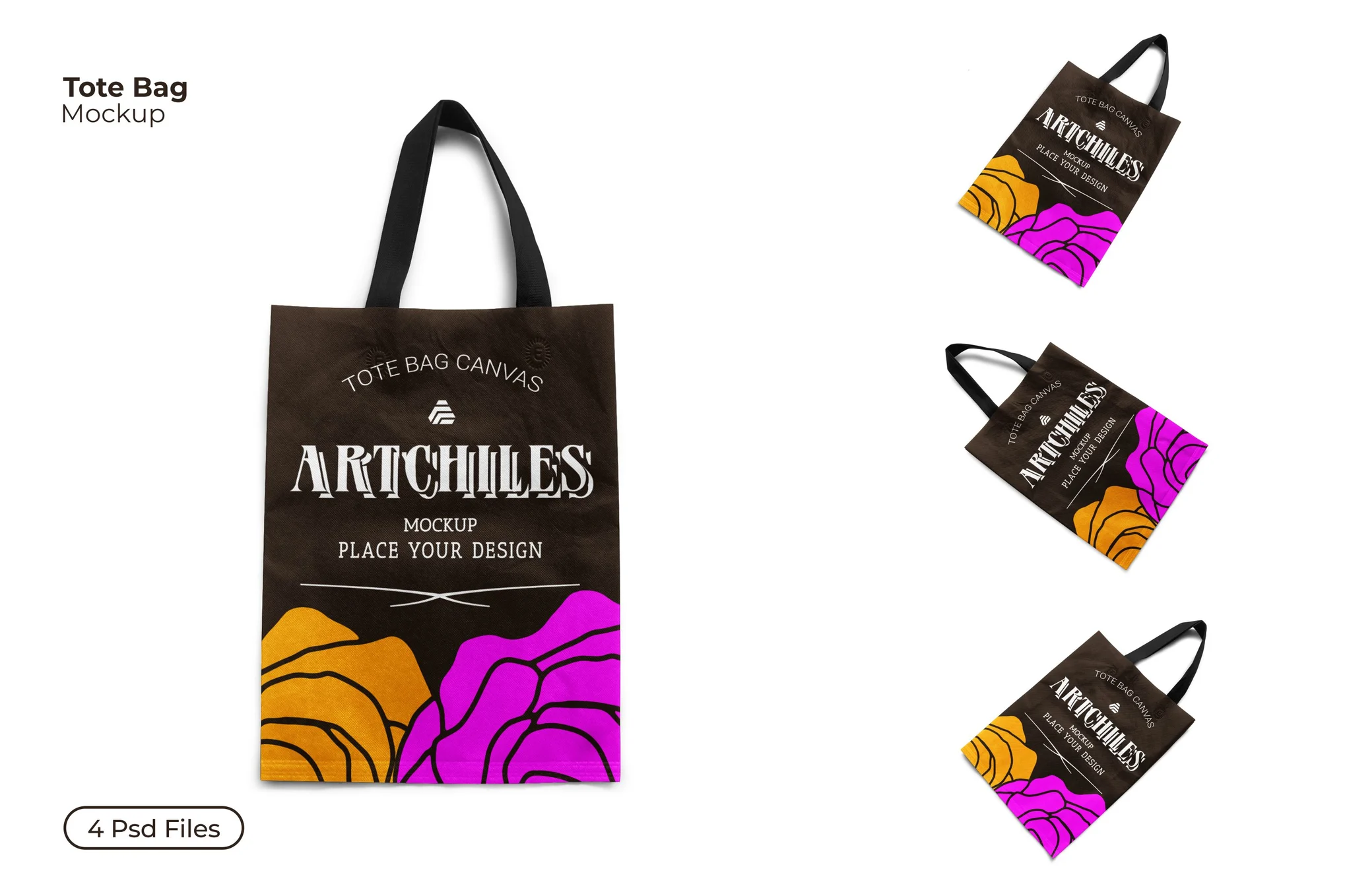 دانلود موکاپ لایه باز Tote Bag Mockup