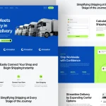 دانلود قالب فیگما Traxion - Shipping Website