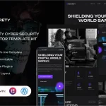 قالب المنتور Securety - طراحی سایت امنیت سایبری و خدمات IT