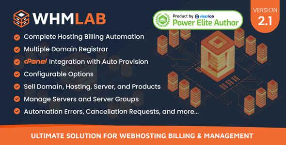 اسکریپت WHMLab - راه‌حل جامع مدیریت و صورتحساب هاستینگ