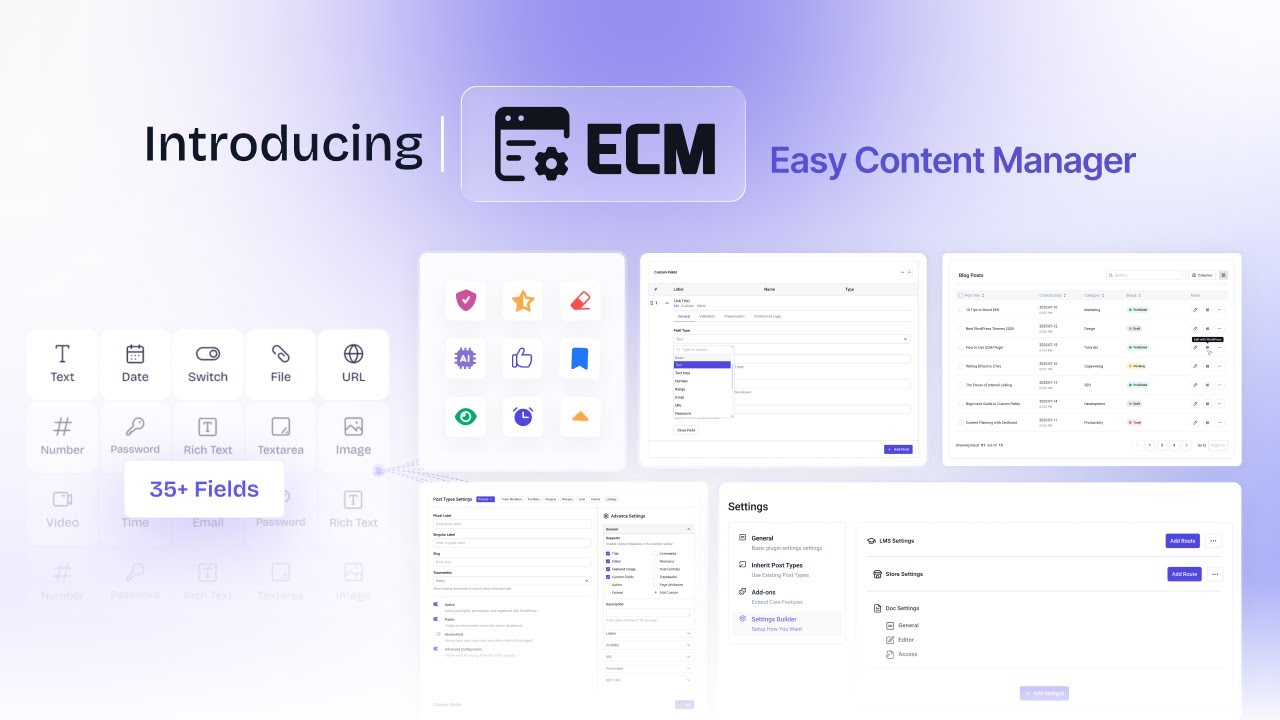 قالب طراحی داخلی و دکوراسیون وردپرس Retirio دانلود افزونه Easy Content Manager (ECM) Premium