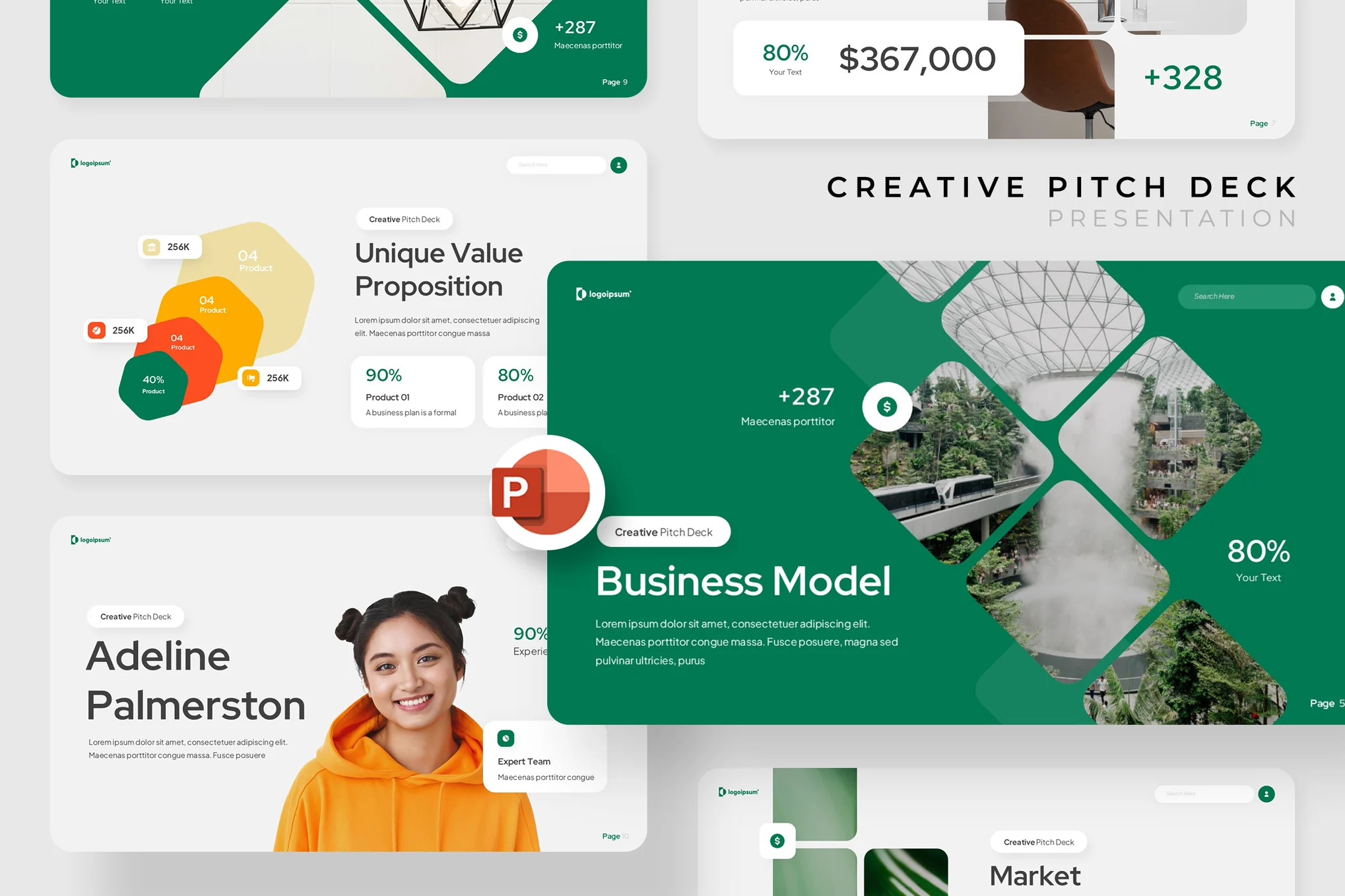 دانلود قالب پاورپوینت پیچ دک خلاقانه - Creative Pitch Deck