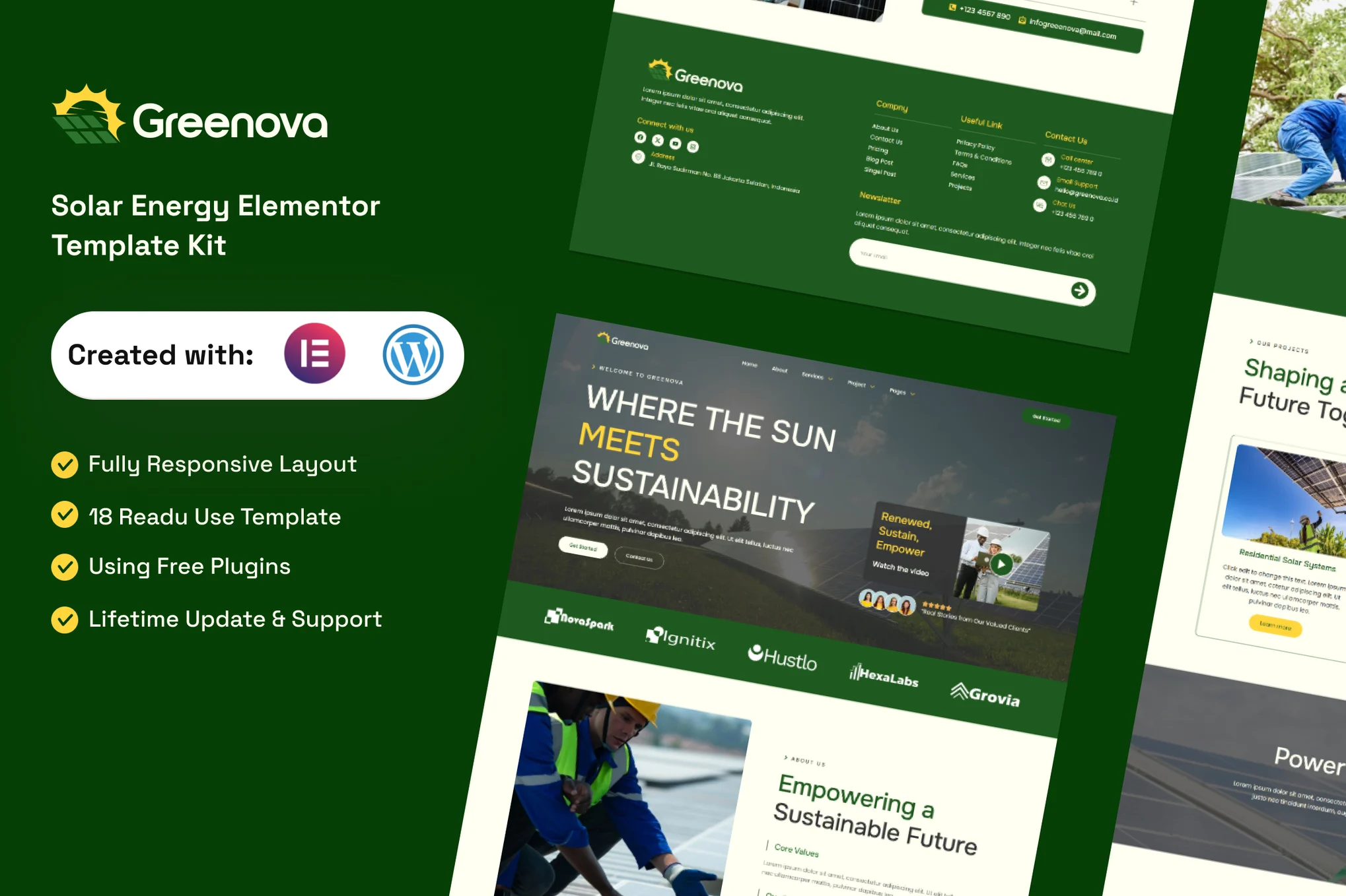 کیت المنتور Greenova - سایت انرژی خورشیدی و انرژی‌های پاک