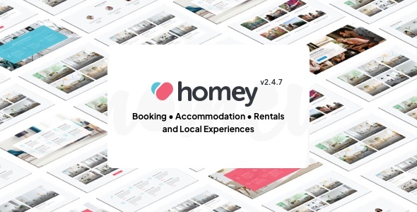 دانلود قالب وردپرس Homey - پوسته رزرواسیون و اجاره حرفه ای وردپرس