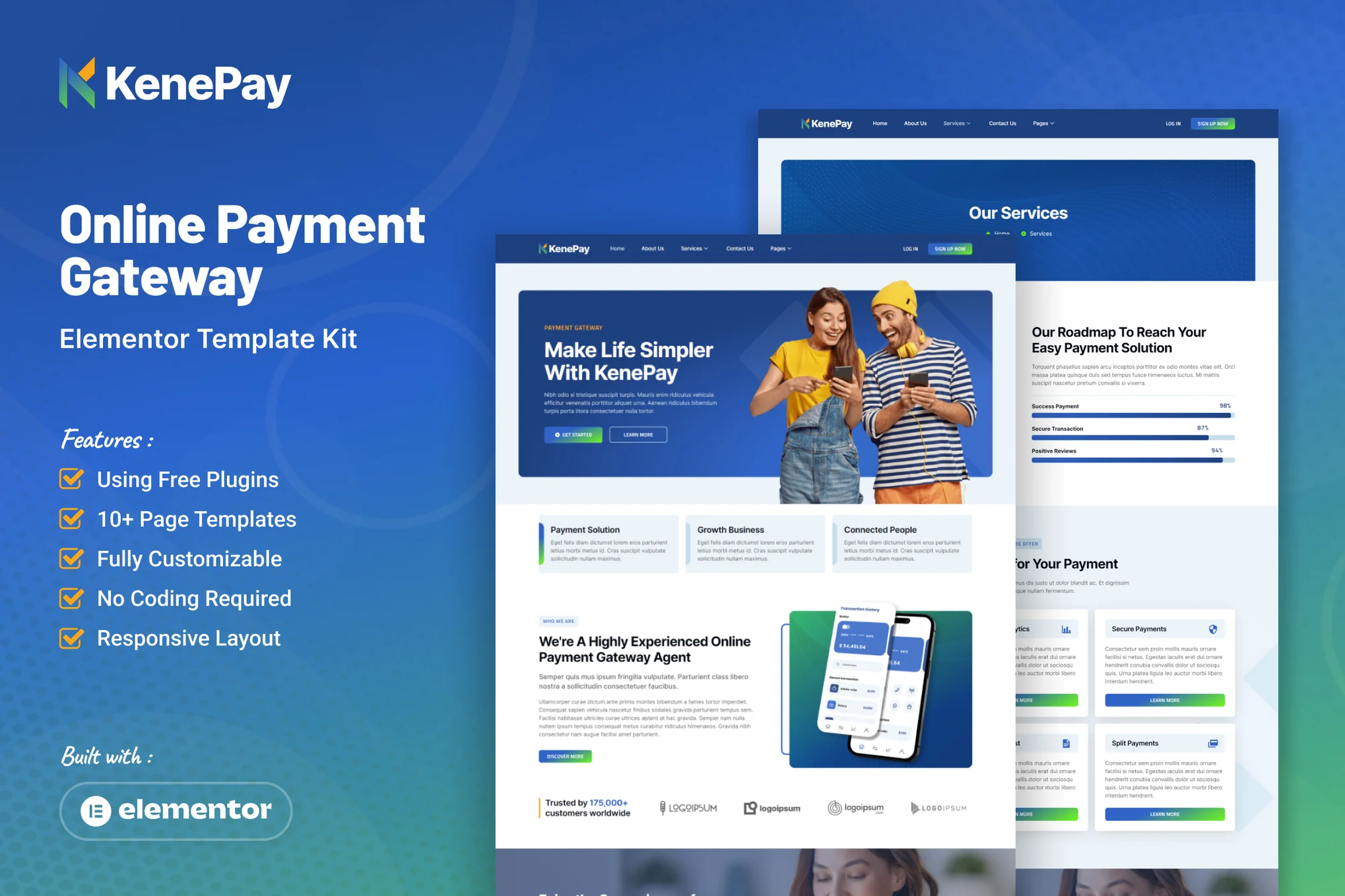 کیت المنتور Kenepay - خدمات پرداخت آنلاین و فین‌تک
