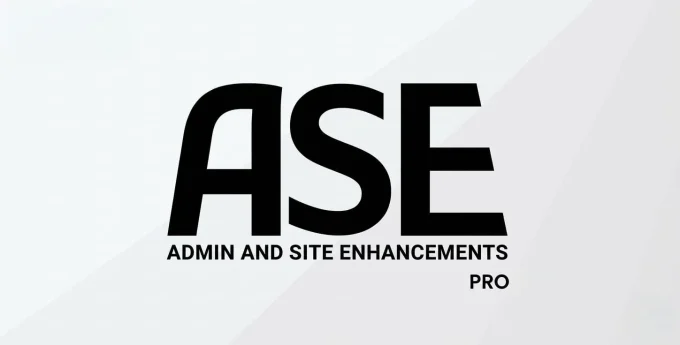 دانلود افزونه وردپرس Admin and Site Enhancements (ASE) Pro