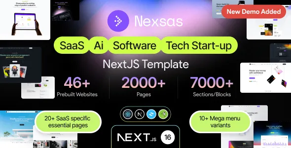 دانلود افزونه WP File Download – مدیریت دانلود و فروش فایل قالب Nexsas | لندینگ پیج SaaS و هوش مصنوعی با Next.js 16