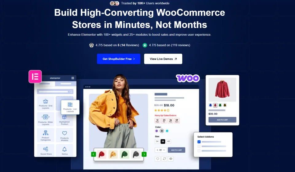 افزونه ShopBuilder Pro – صفحهساز پیشرفته ووکامرس برای المنتور افزونه ShopBuilder Pro - صفحهساز پیشرفته ووکامرس برای المنتور