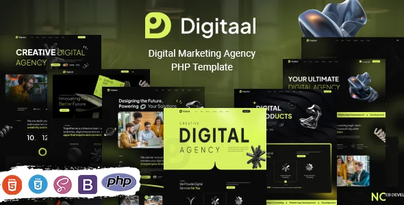 digitaal digital marketing agency php template