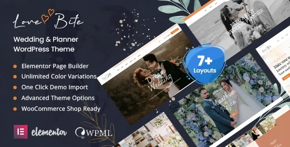 lovebite wedding planner wordpress theme