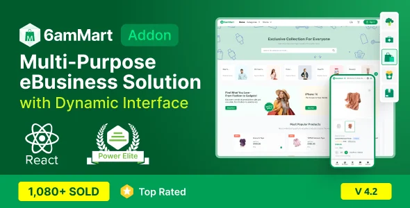 6ammart react user website